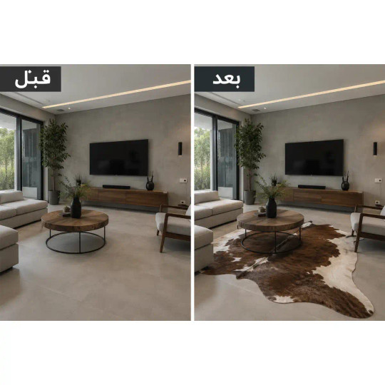 فرش پوست گاو برای چه دکوراسیونی مناسب است؟