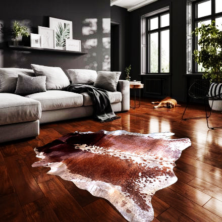 فرش پوست گاو طبیعی