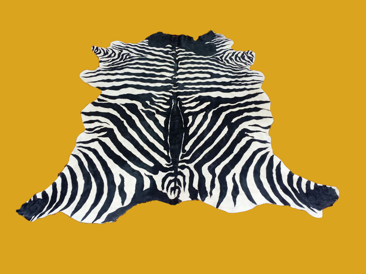 Zebra cowhide