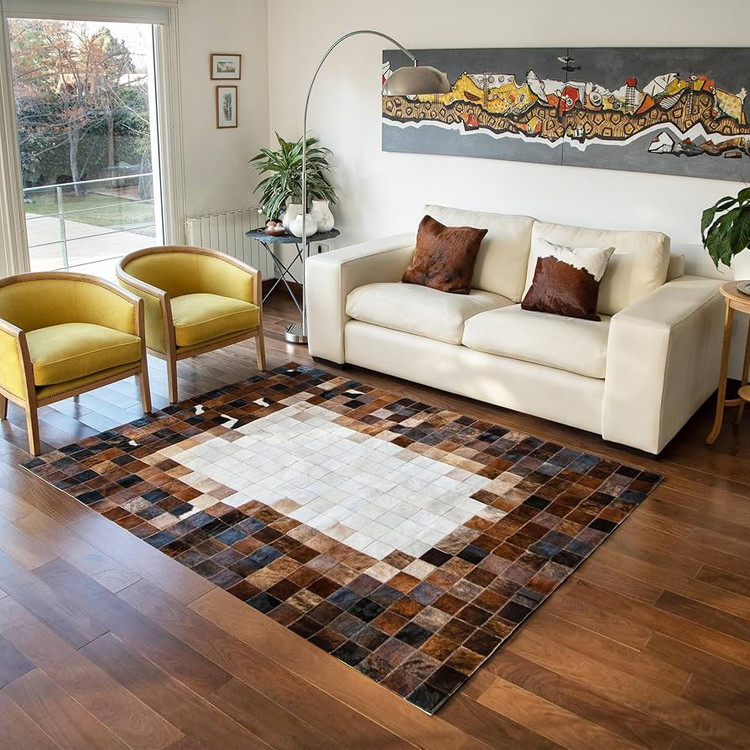 فرش پوست گاو