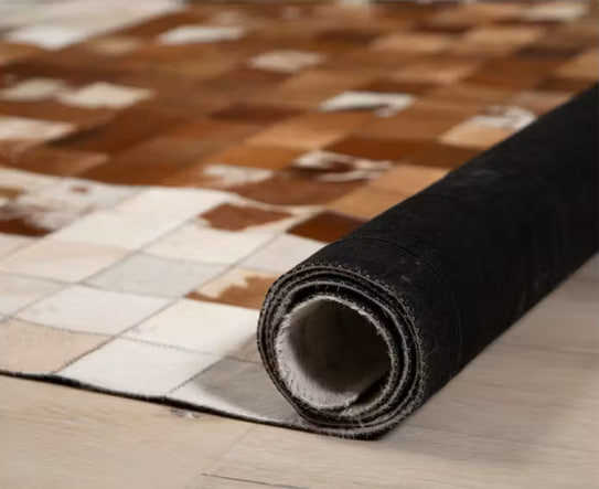 فرش پوست گاو برای دکور