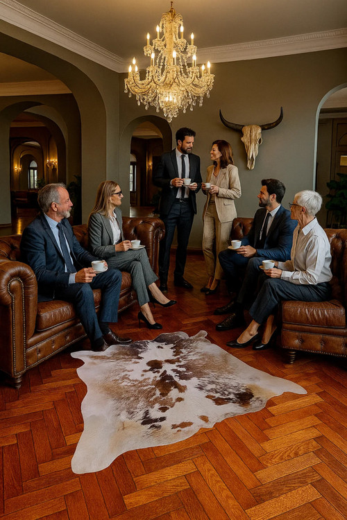 پوست گاو دباغی شده