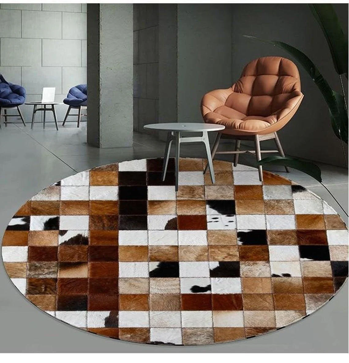 inek postu halı = فرش پوست گاو