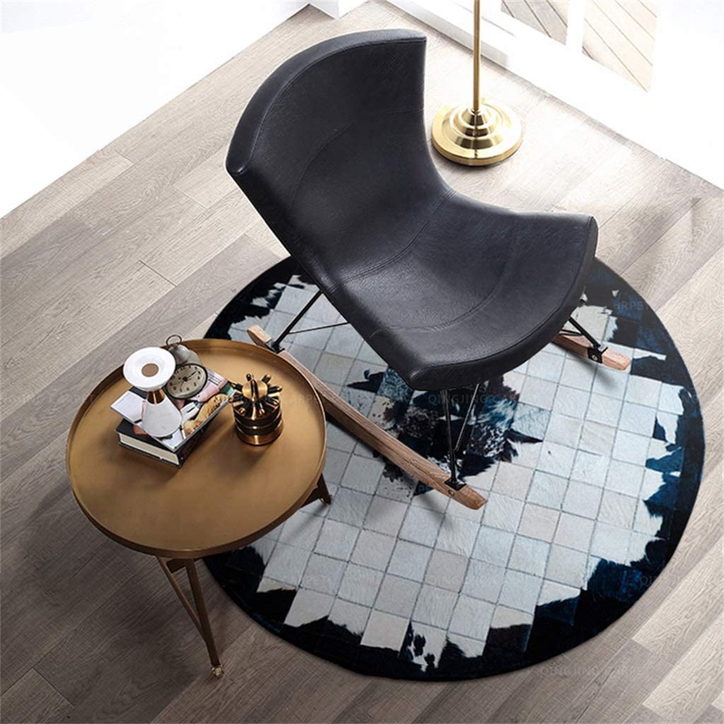 yuvarlak inek postu halı = فرش پوست گاو گرد