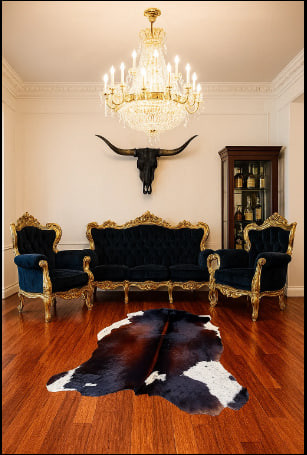 پوست گاو تزیینی