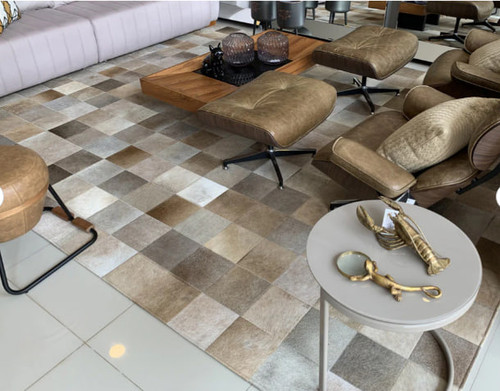 فرش پوست گاو