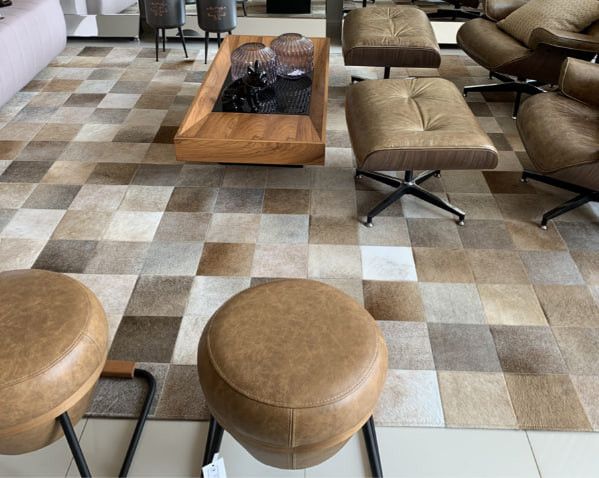 فرش پوست گاو