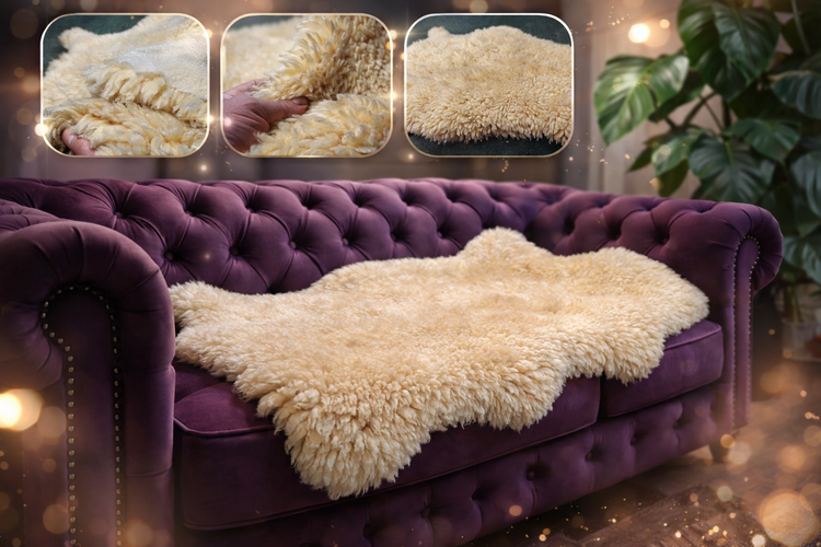 پوست گوسفند طبیعی