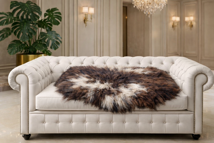 پوست گوسفند دباغی شده