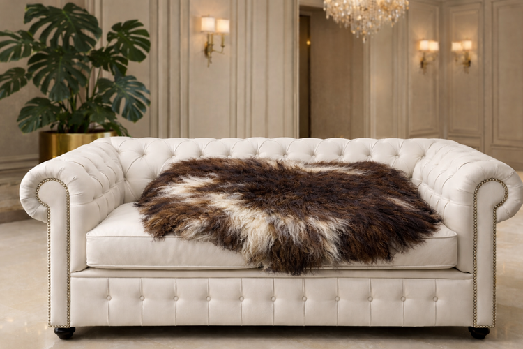 پوست گوسفند دباغی شده