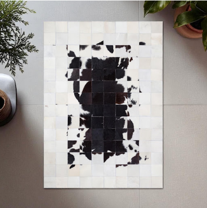 فرش پوست گاو طبیعی